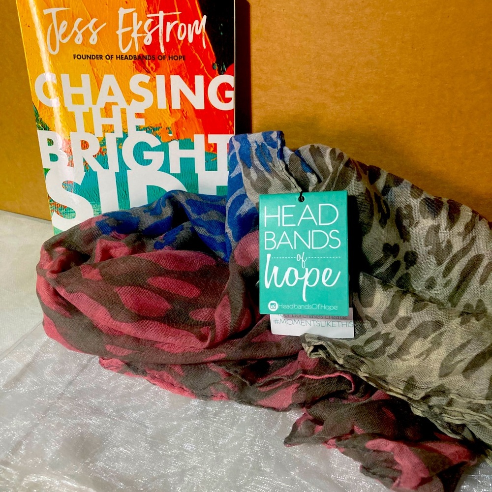 Beautiful NWT Scarf & Book from Headbands of Hope